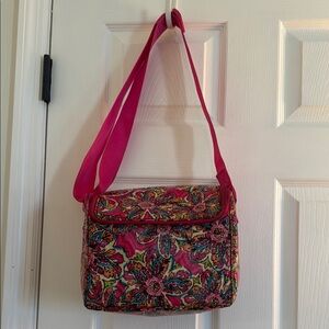 Ver Bradley Floral Pink lunch Bag
